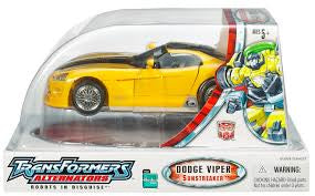 Hasbro Transformers Alternators Dodge Viper Sunstreak action figure