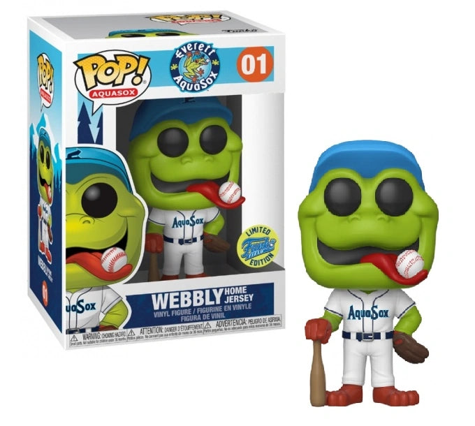 Funko Pop! Aquasox Everett Aquasox Webbly Home Jersey #01 Funko Field Limited Edition
