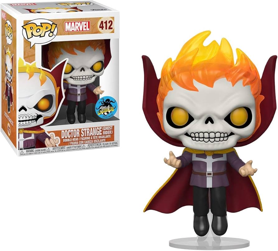 Funko Pop! Marvel Doctor Strange (Ghost Rider) #412 L.A. Comic Con Exclusive