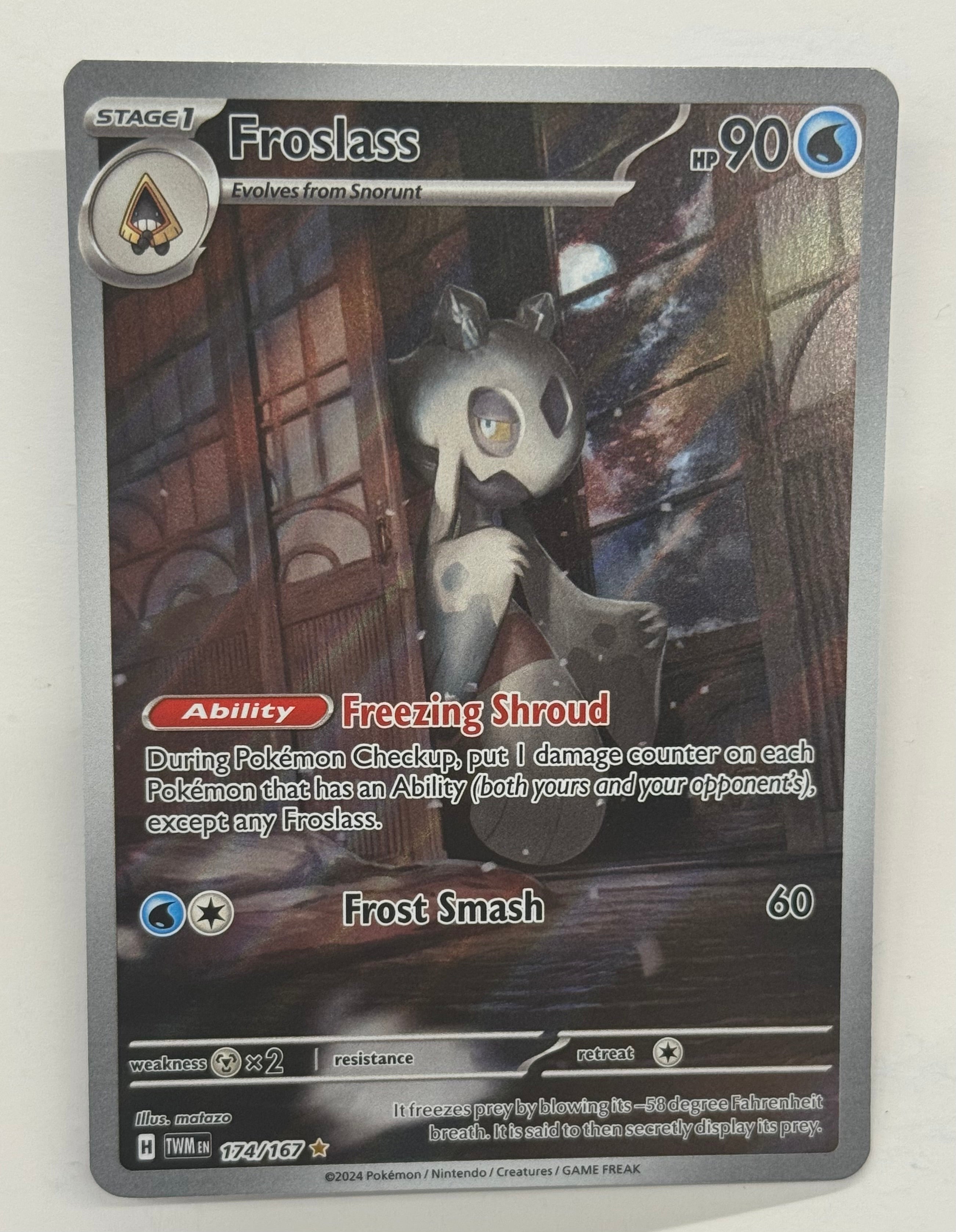 Pokémon TCG - Twilight Masquerade Froslass 174/167 NM