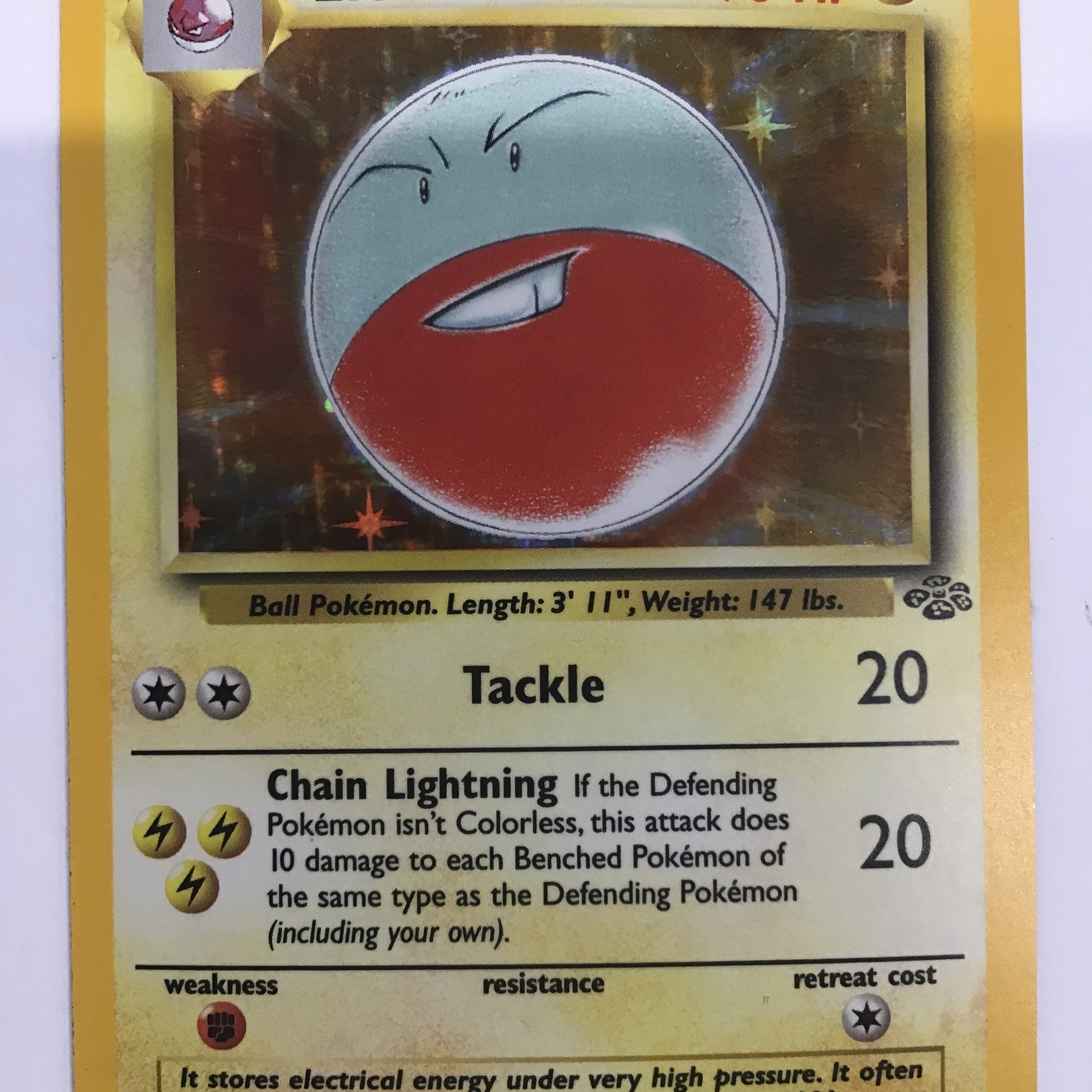 Pokémon TCG - Jungle 1st Edition Electrode 2/64 Holo LP