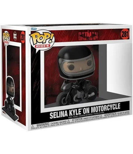 Funko Pops! Rides DC The Batman Selina Kyle on Motorcycle #281