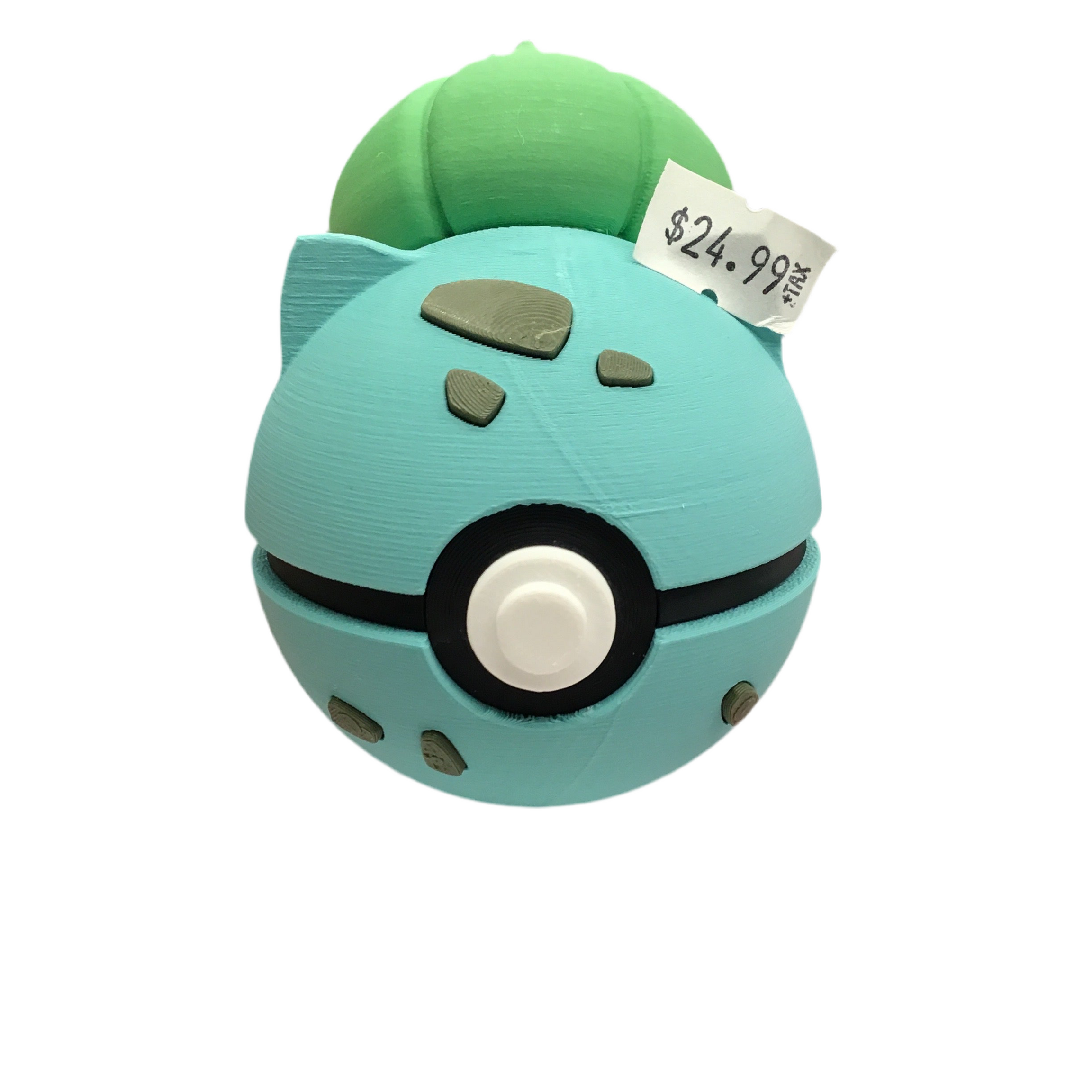 Custom 3D Printed Pokemon Ball Bulbasaur