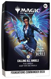 Magic The Gathering TCG - Calling All Angels Foundations Commander Deck