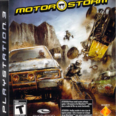 PS3 Motor Storm Video Game