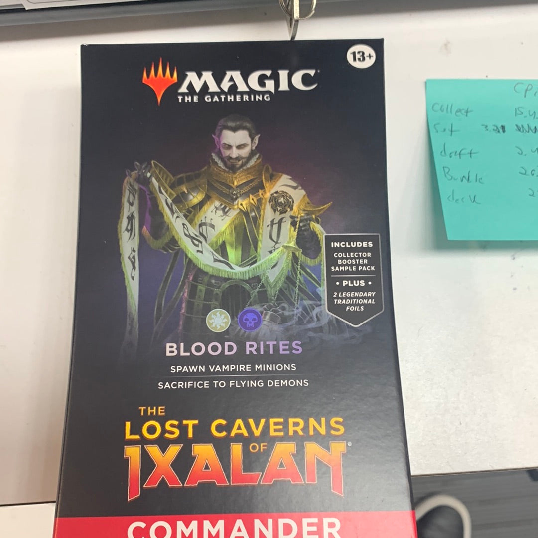 Blood Rites) MTG TCG The Lost Caverns of Ixalan Commander Deck True Believers Gaming and Collectibles Blood Rites) MTG TCG The Lost Caverns of Ixalan Commander Deck True Believers Gaming and Collectibles