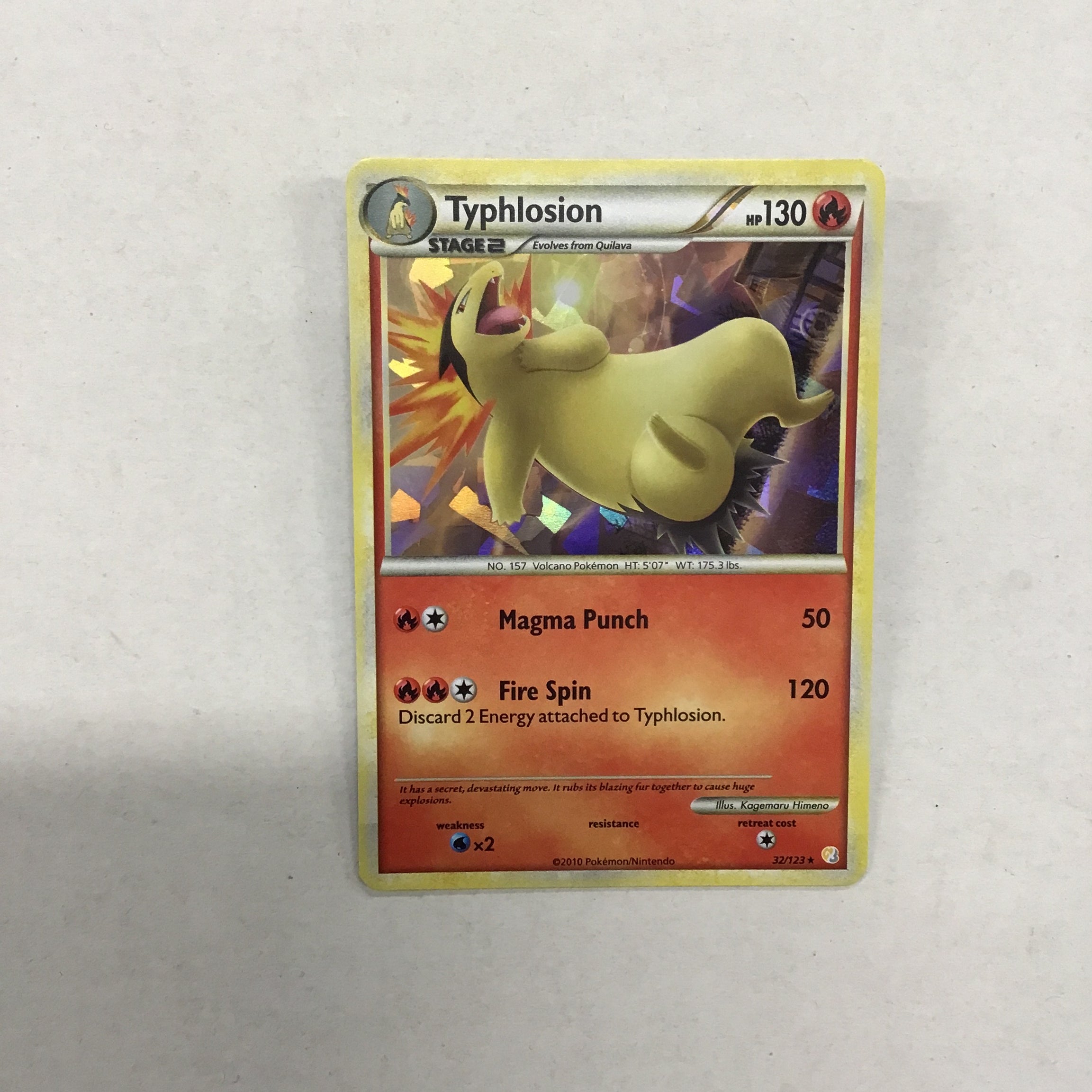 Pokémon TCG - Deck Exclusive Typhlosion 32/123 NM