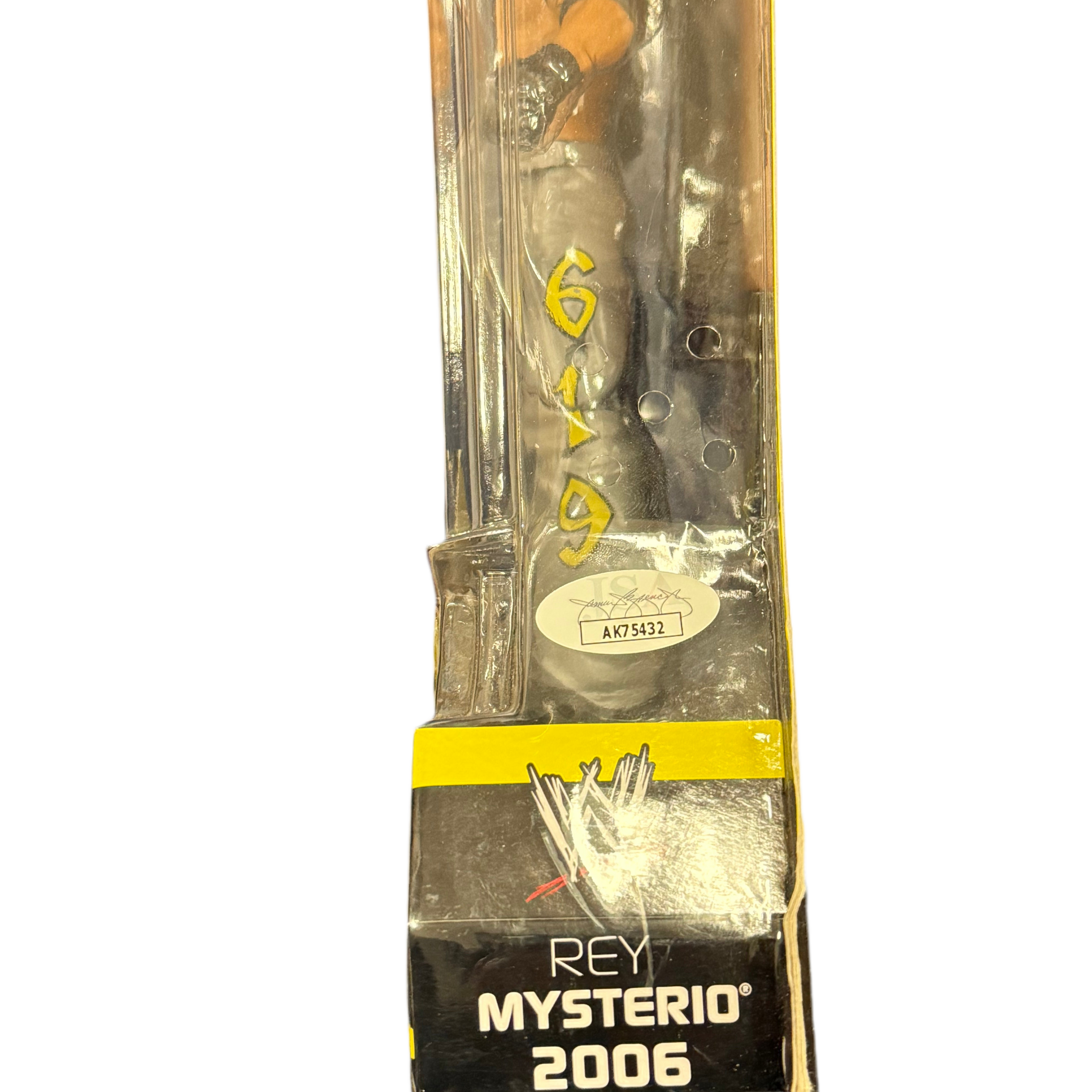 WWE Mattel Summerslam Heritage Series 1 of 1000 Rey Mysterio Signed Figure W/ JSA Certification