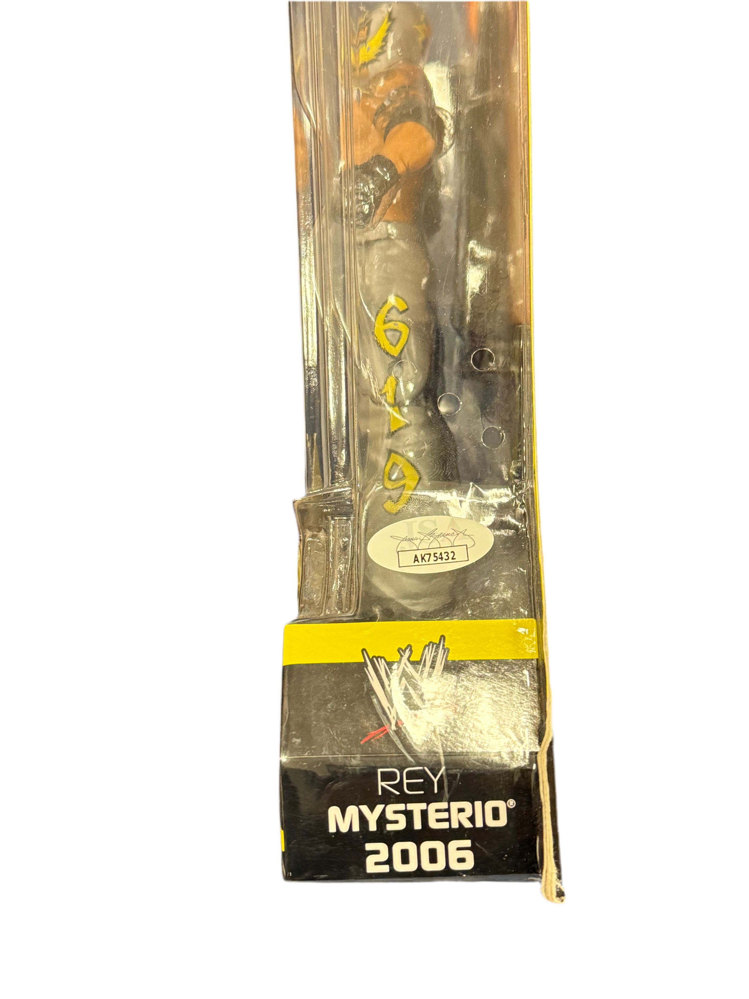 WWE Mattel Summerslam Heritage Series 1 of 1000 Rey Mysterio Signed Figure W/ JSA Certification
