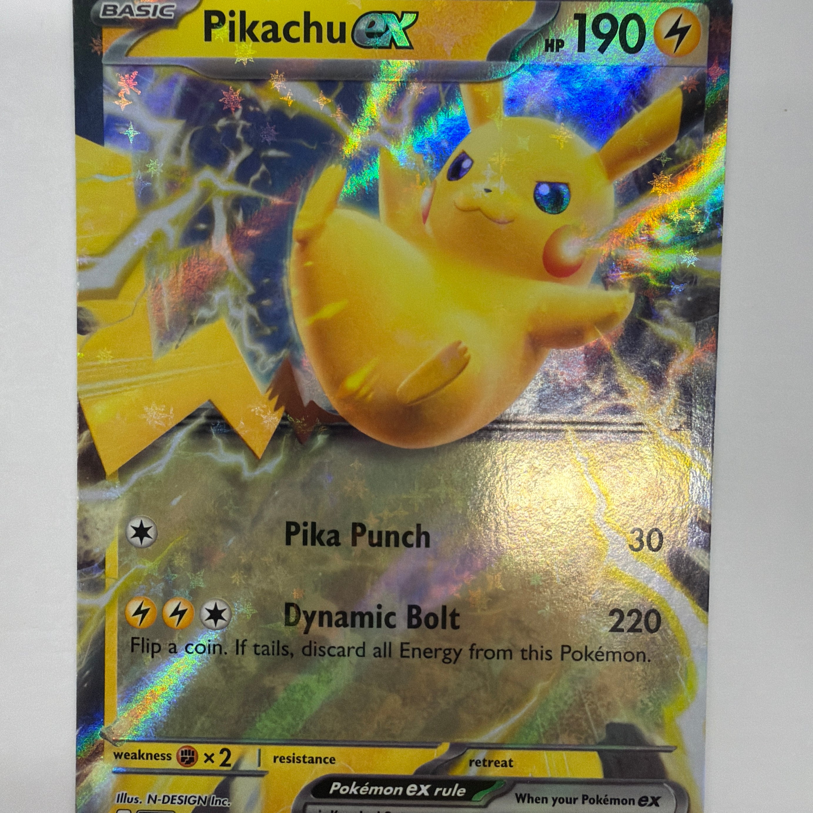 Pokémon TCG - Paldea Evolved Pikachu ex 063/194 NM
