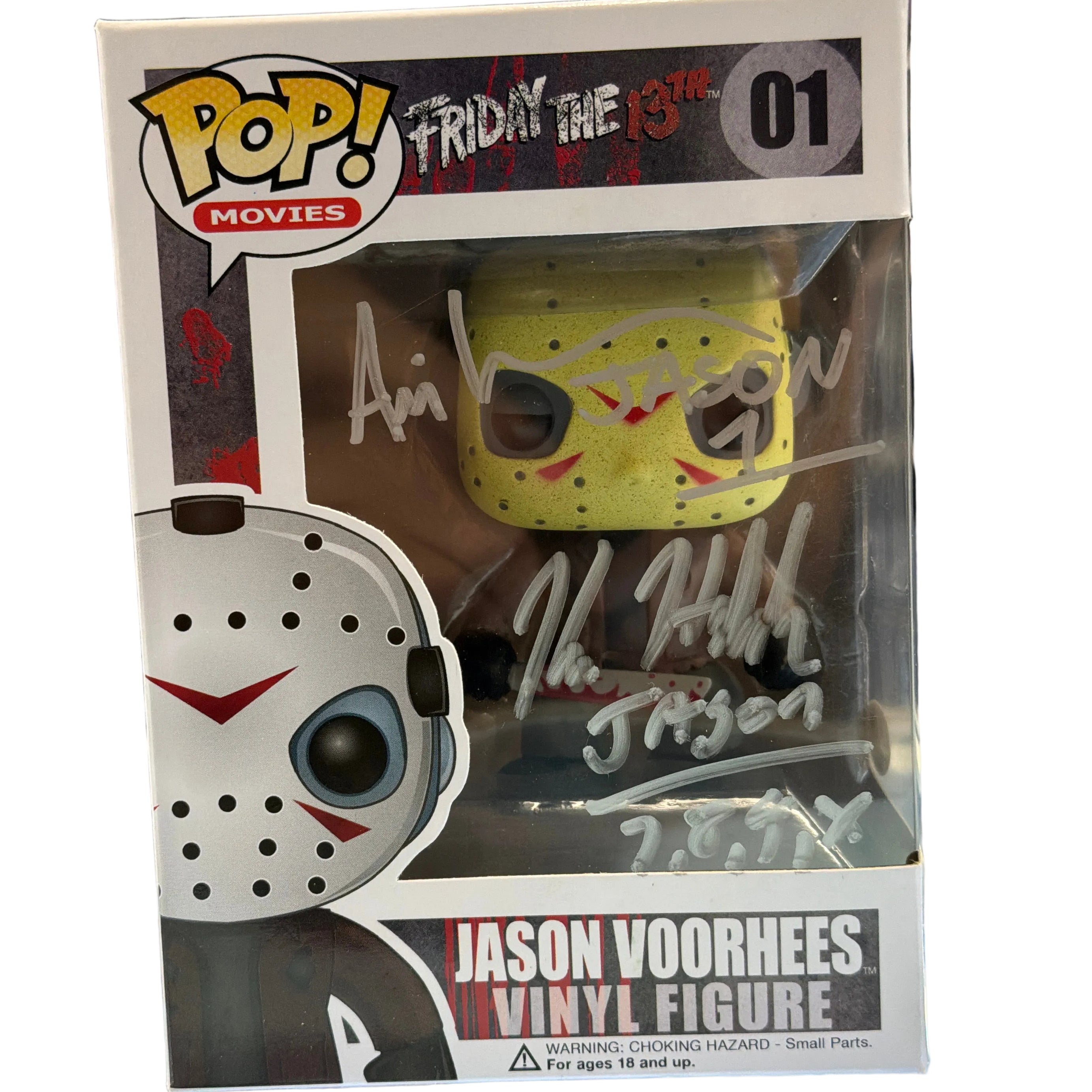(SIGNED) Funko Pop! Movies Friday The 13th Jason Voorhees #01