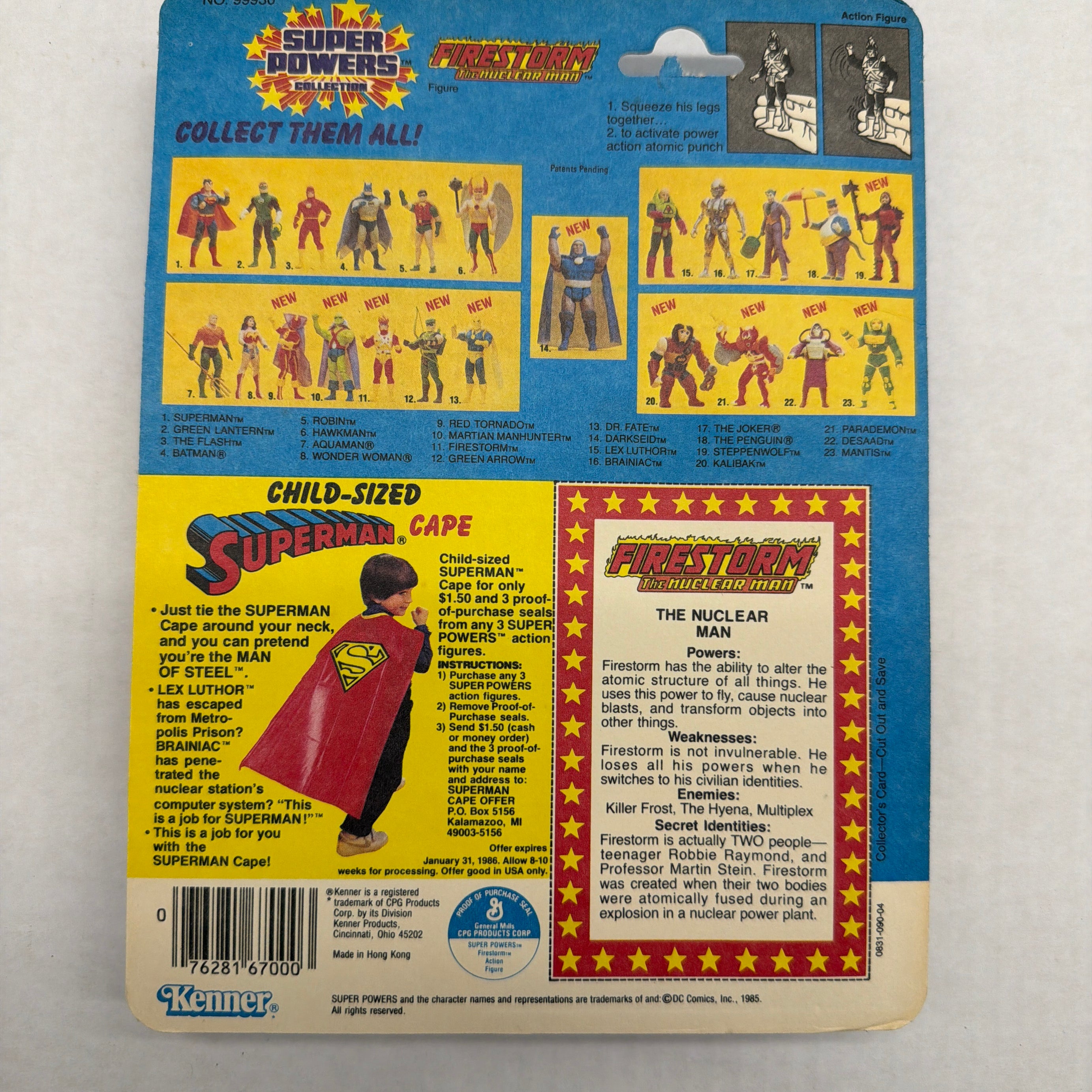 Kenner DC Super Powers Collections Firestorm The Muclear Man Action Figure