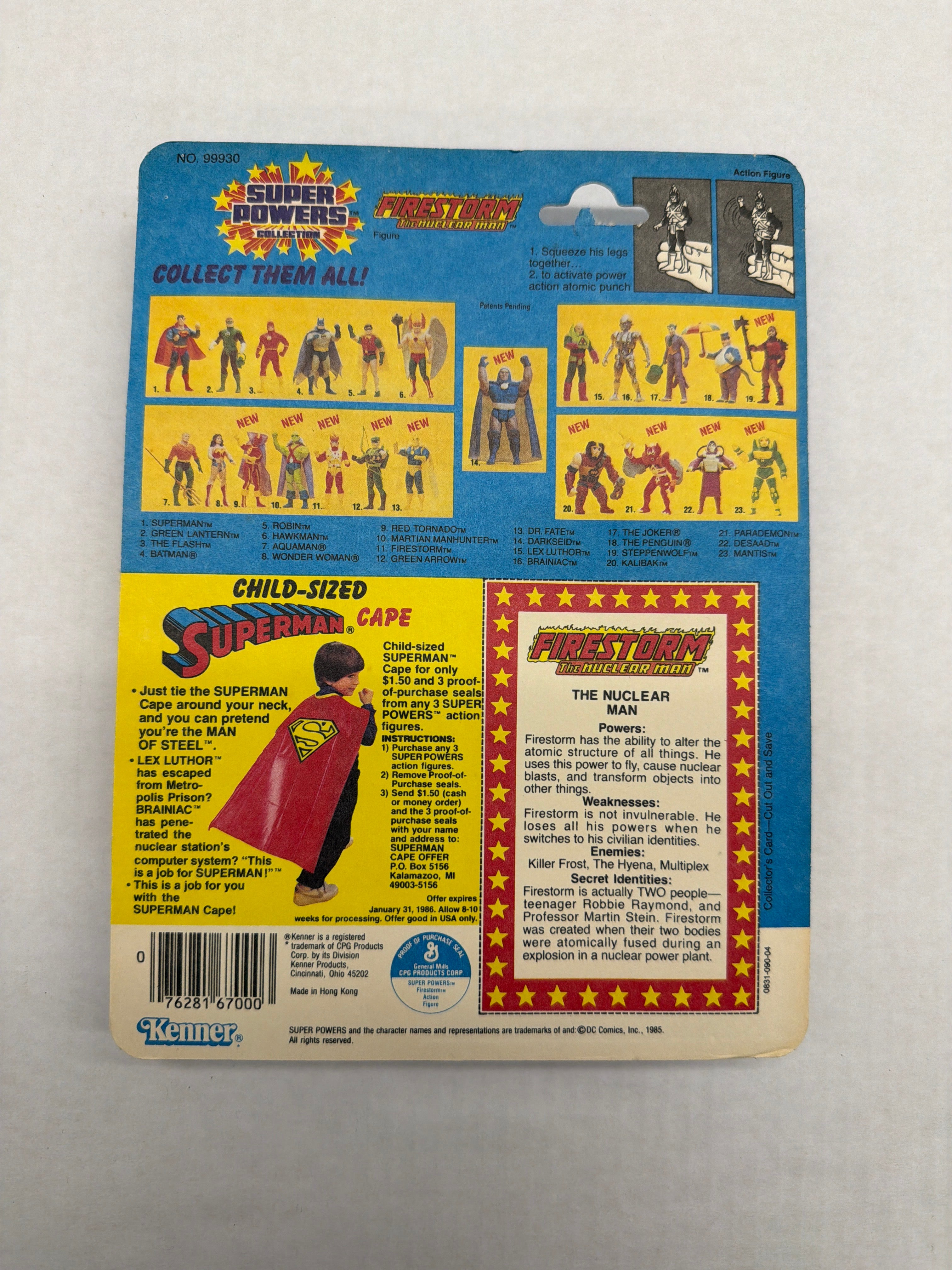 Kenner DC Super Powers Collections Firestorm The Muclear Man Action Figure