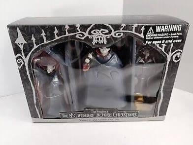 Neca Tim Burtons The Nightmare Before Christmas Vampire and Coffins PVC Set