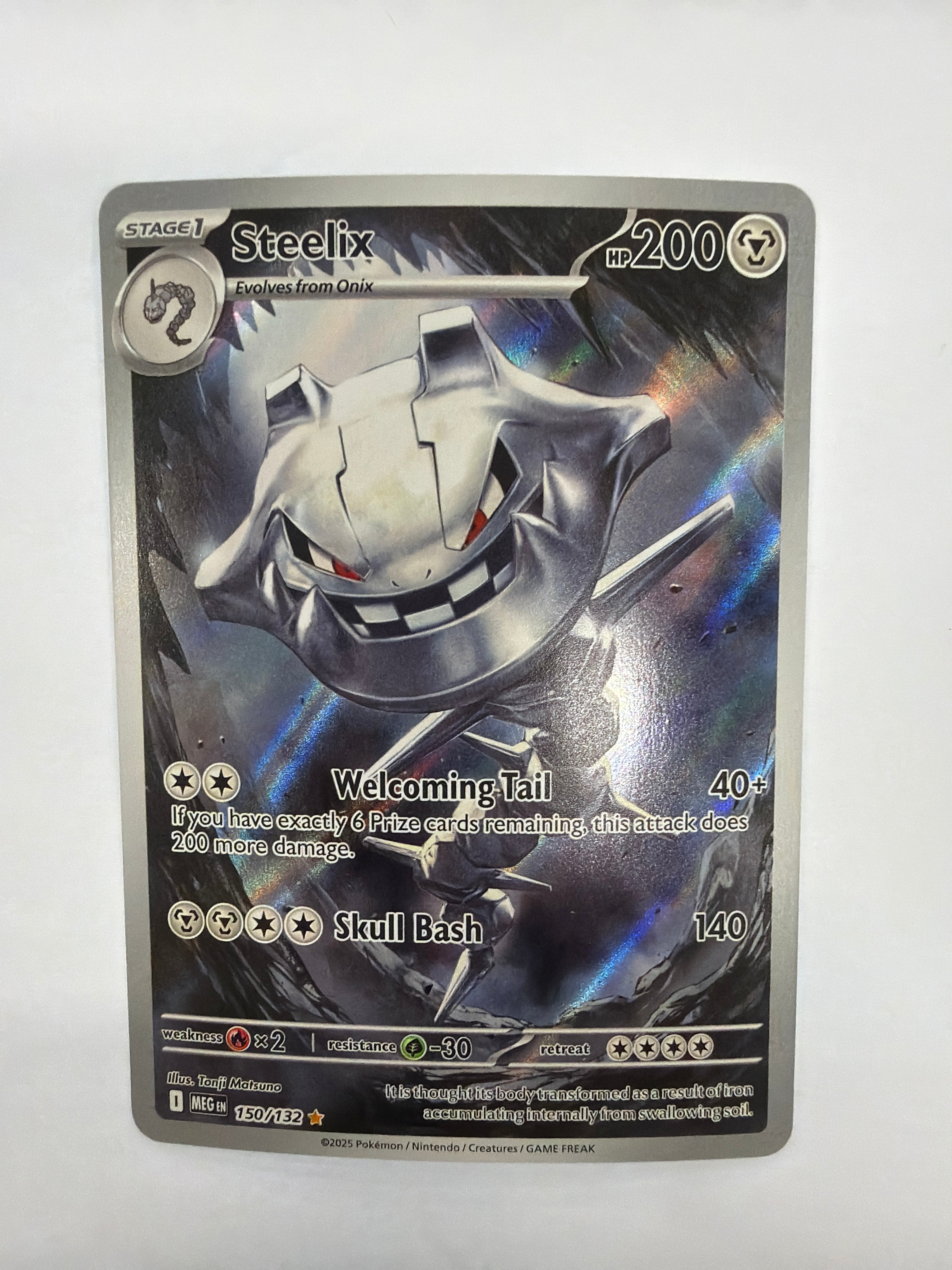 Pokémon TCG - Mega Evolution Steelix 150/132 NM