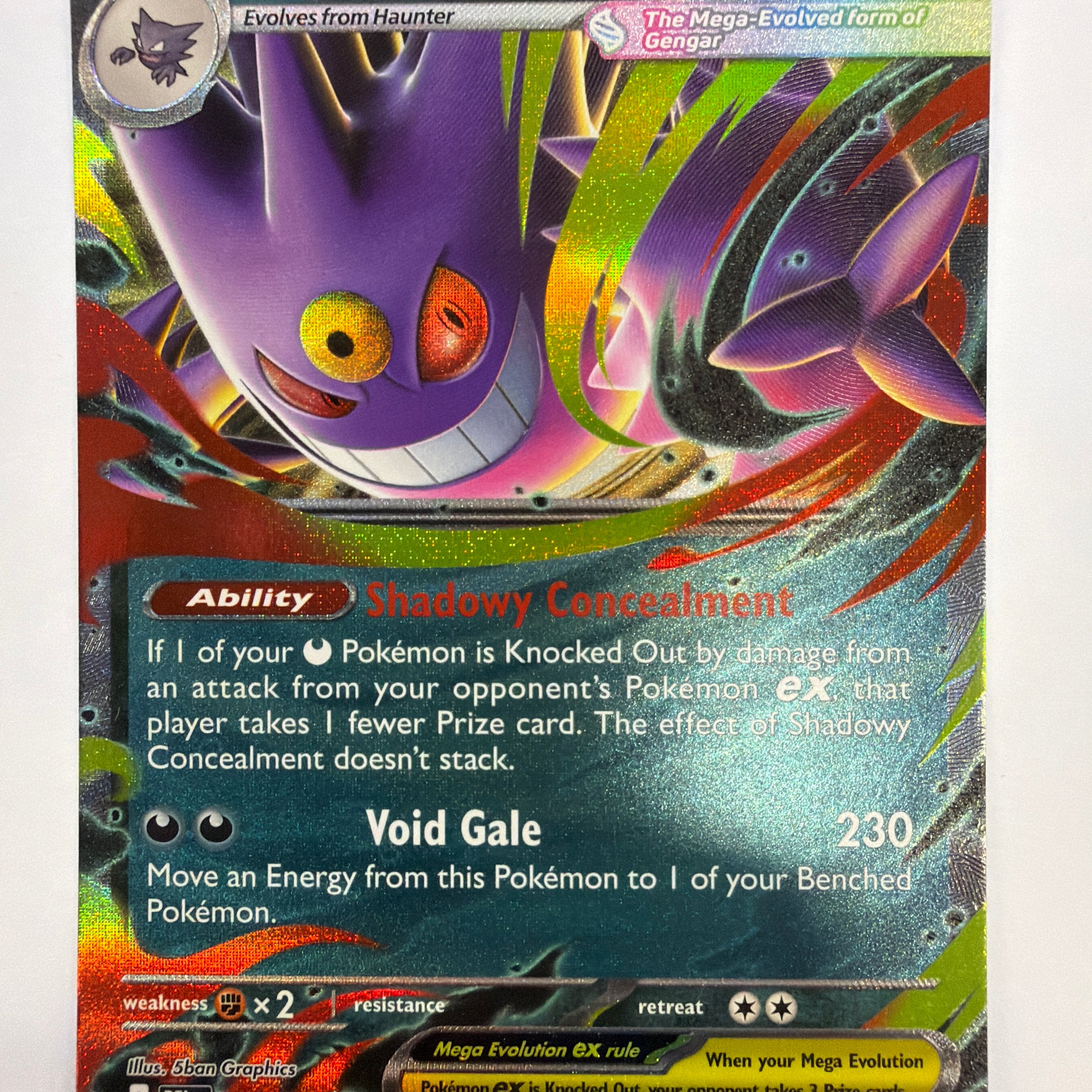 Pokémon TCG - Phantasmal Flames Mega Gengar ex 056/094 NM