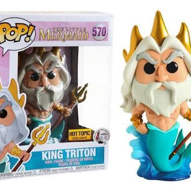 Funko Pop! Disney The Little Mermaid King Triton Hot Topic Exclusive #570