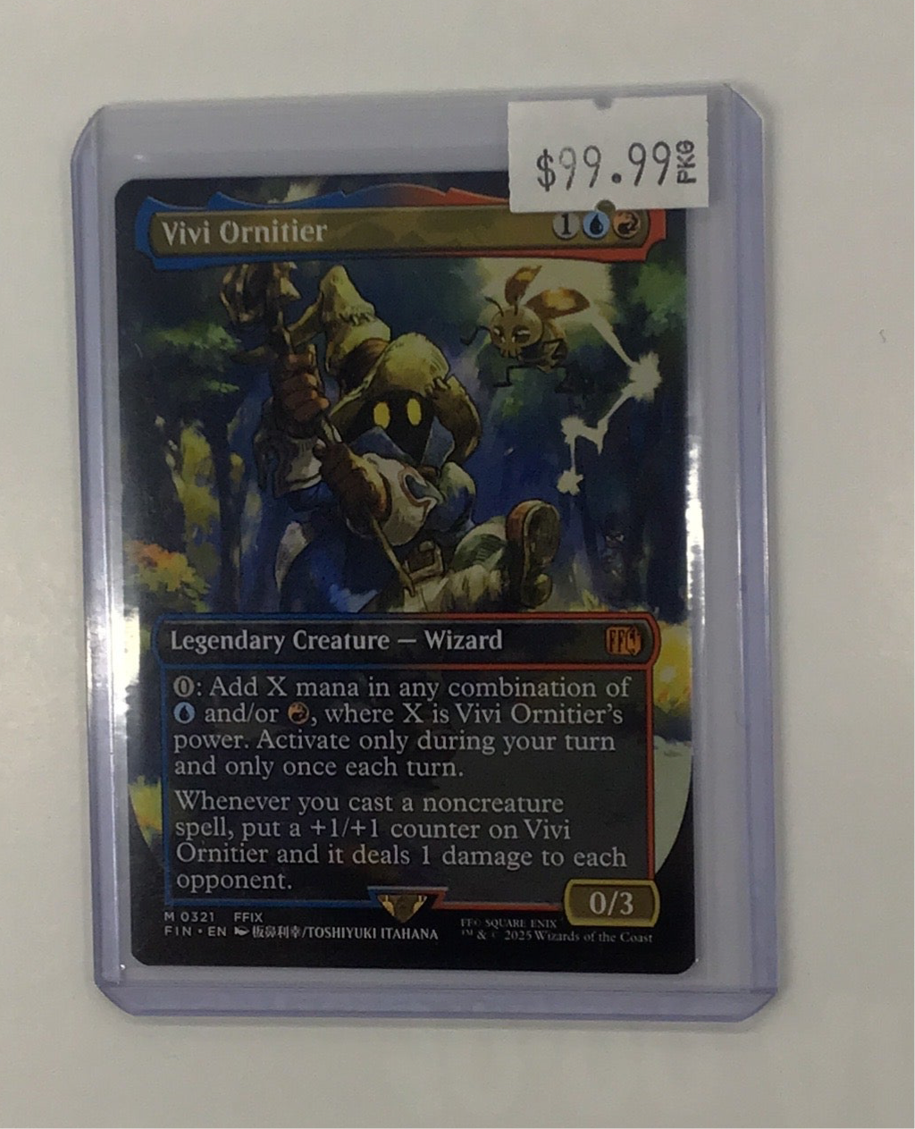 Magic the Gathering TCG - Final Fantasy Vivi Ornitier 321 Borderless