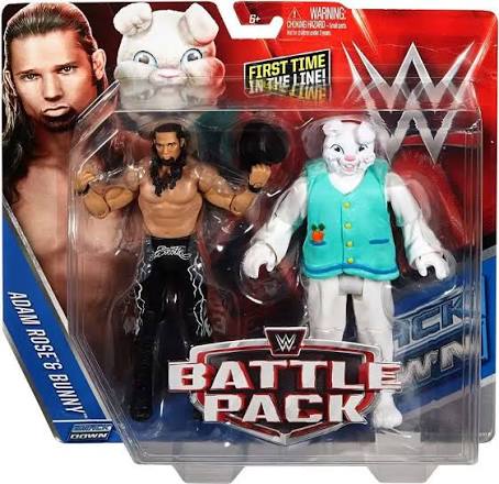 WWE Mattel Battle Pack Series 38 Adam Rose & Bunny Figure 2-Pack