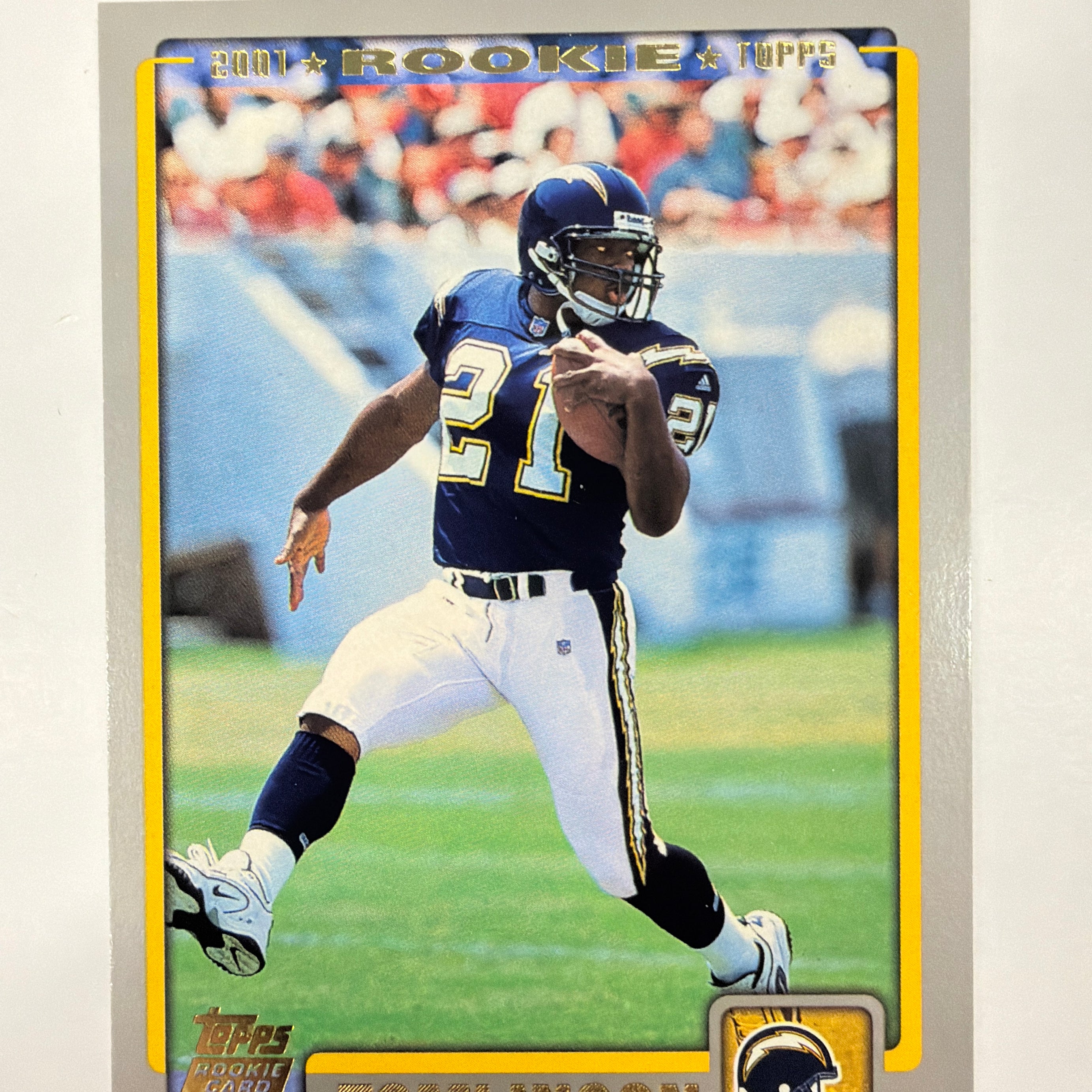 2001 Topps Football LaDaninisn Tomlinson Rookie Card #350