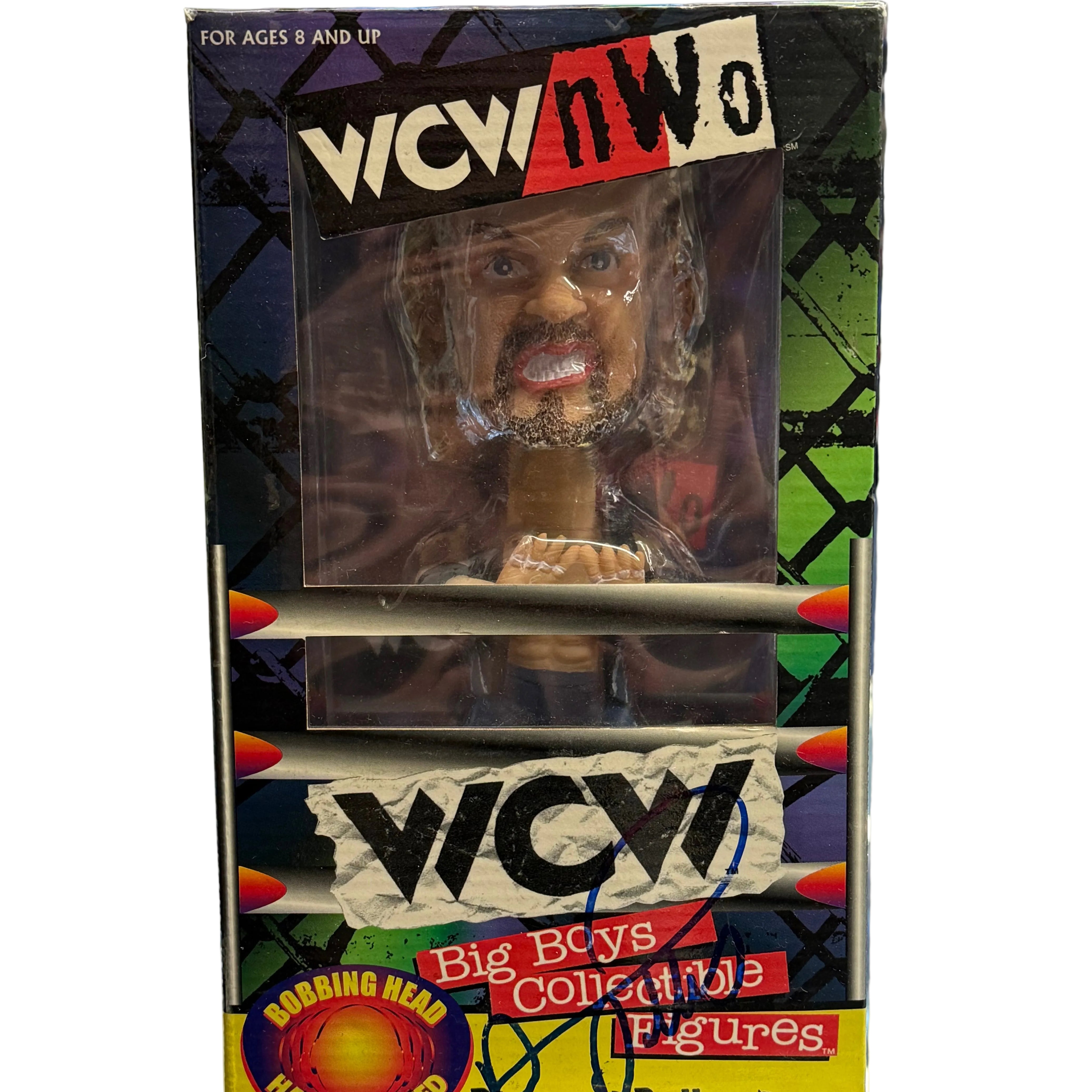 WCW Big Boys Collectible Figures Diamond Dallas Page Signed Bobblehead W/ JSA Cerftication