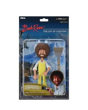 Neca Bob Ross The Joy of Painting Overall Bob Ross Action Figure