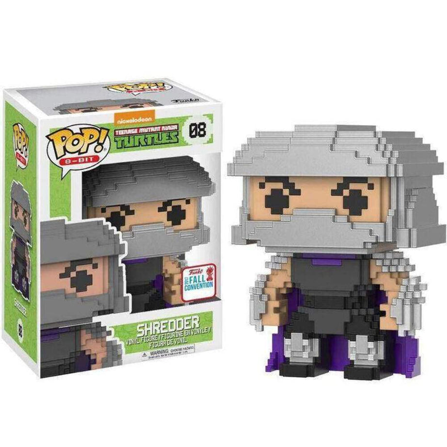 Funko Pop! 8-Bit Nickelodeon Teenage Mutant Ninja Turtles Shredder 2017 NYCC Limited Edition #08