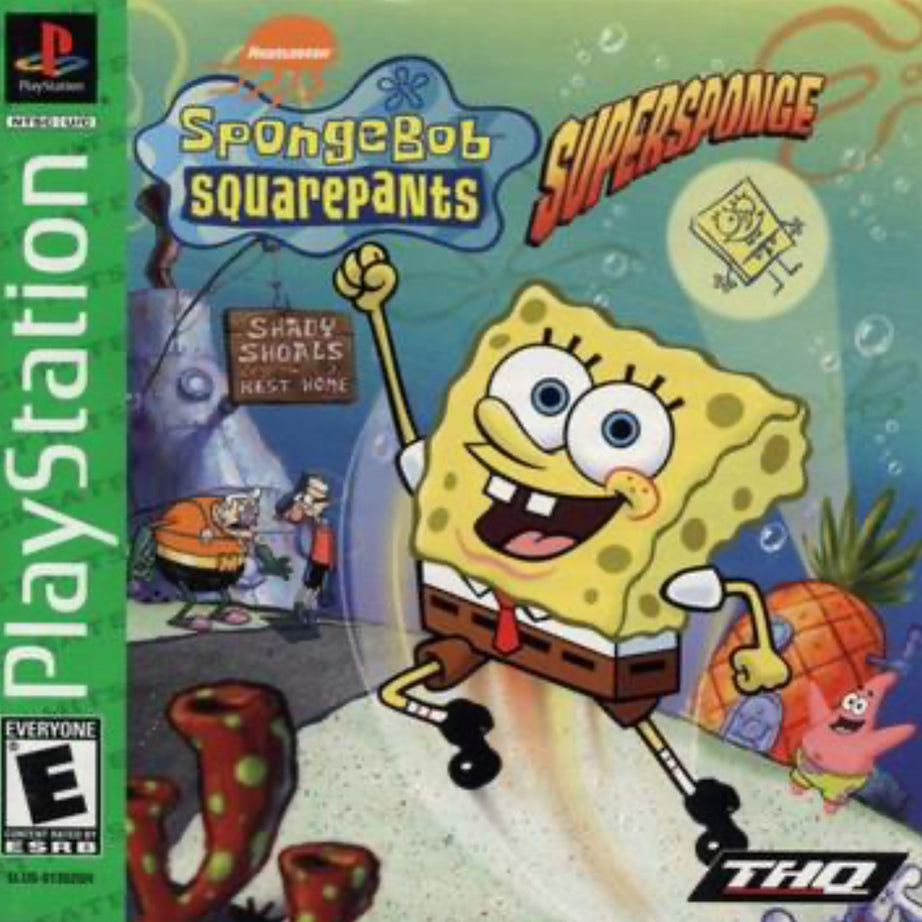 Playstation Greatest Hits SpongeBob Squarepants Supersponge