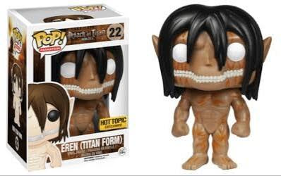 Funko Pop! Animation Attack on Titan Eren (Titan Form) Hot Topic Exclusive #22