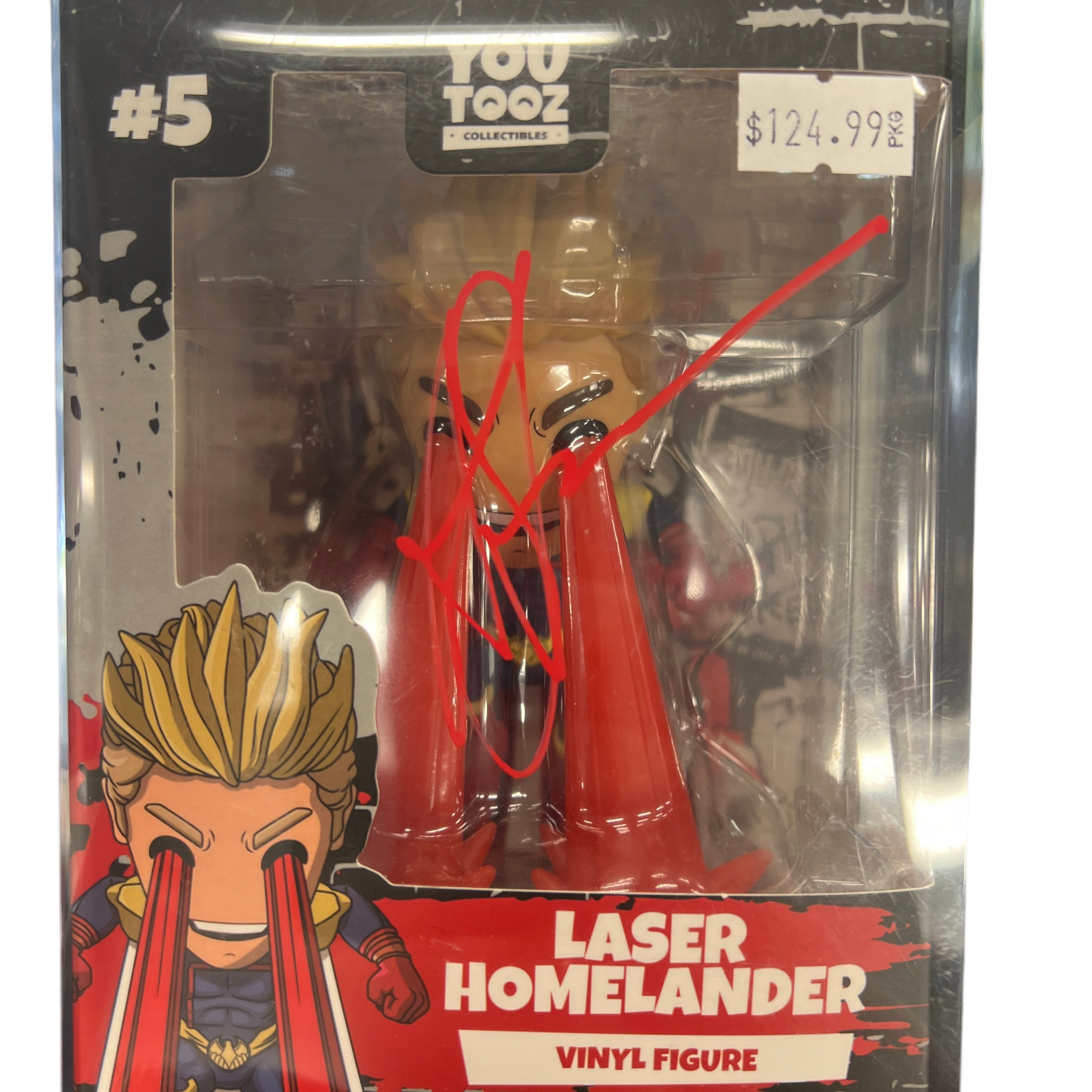 SIGNED You Tooz Collectibles The Boys Collection Laser Homelander #5 JSA Certified