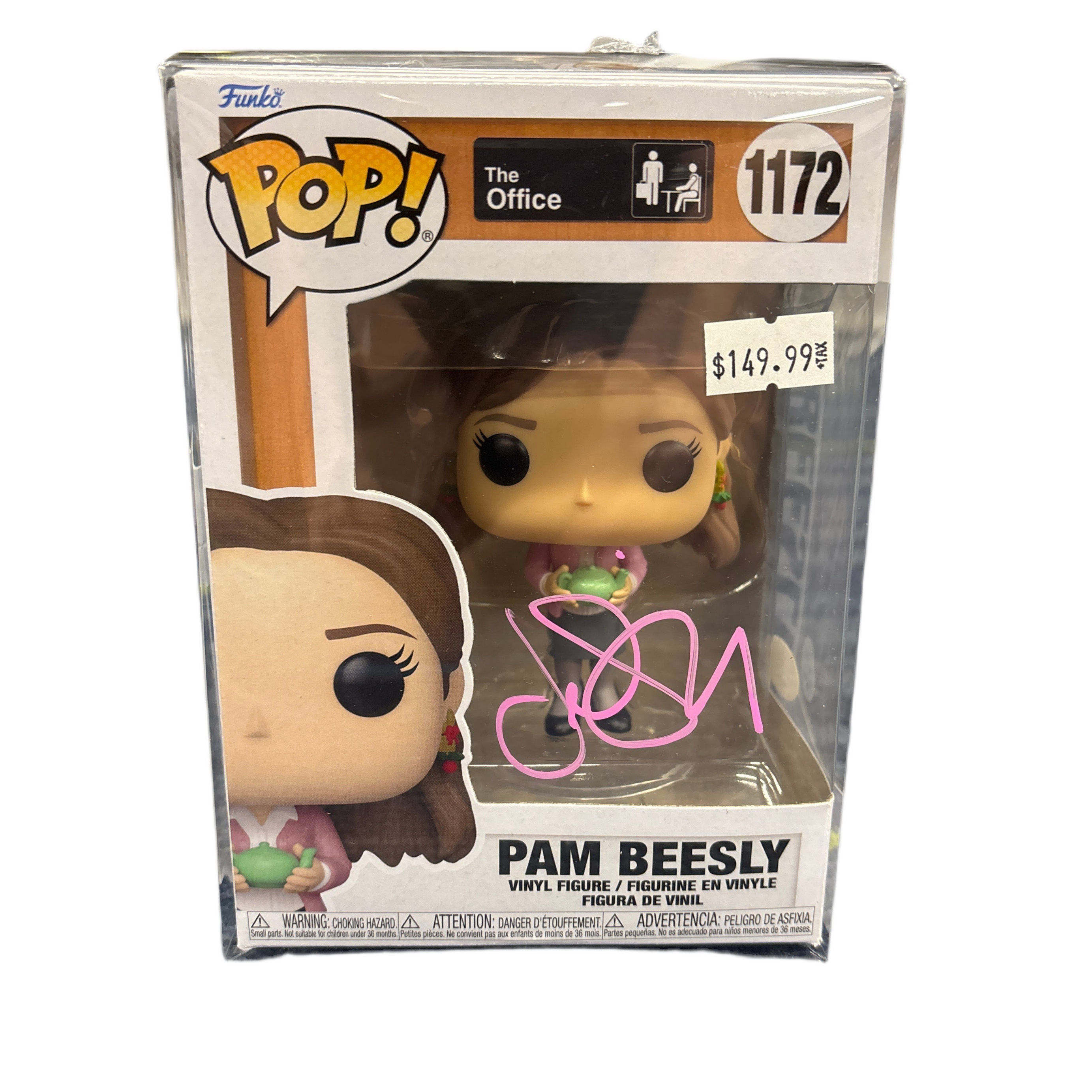 SIGNED Funko Pop! Television Pam Beesly #1172