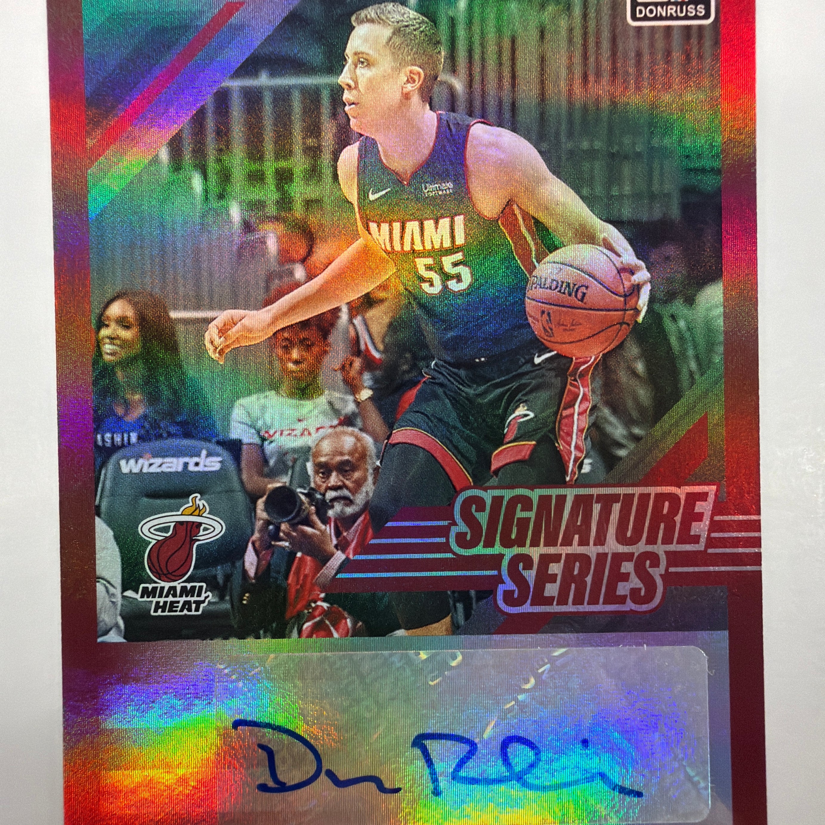 2019 Panini Donruss Basketball Signature Series Duncan Robinson No. SS-DRS