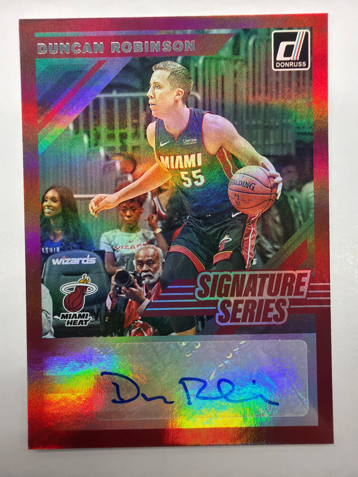 2019 Panini Donruss Basketball Signature Series Duncan Robinson No. SS-DRS