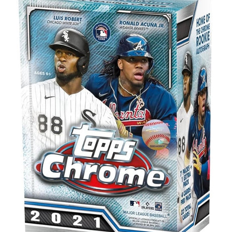 2021 Topps Chrome Baseball Trading Card Blaster Box