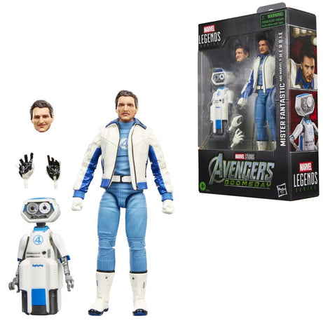 Hasbro Marvel Studios Legends Series Avengers Doomsday Mister Fantastic and H.E.R.B.I.E Action Figure 2 Pack