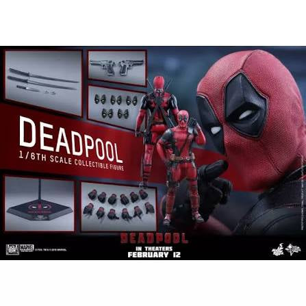 Hot Toys Movie Masterpiece Marvel Deadpool MMS347 1/6th Scale Action Figure