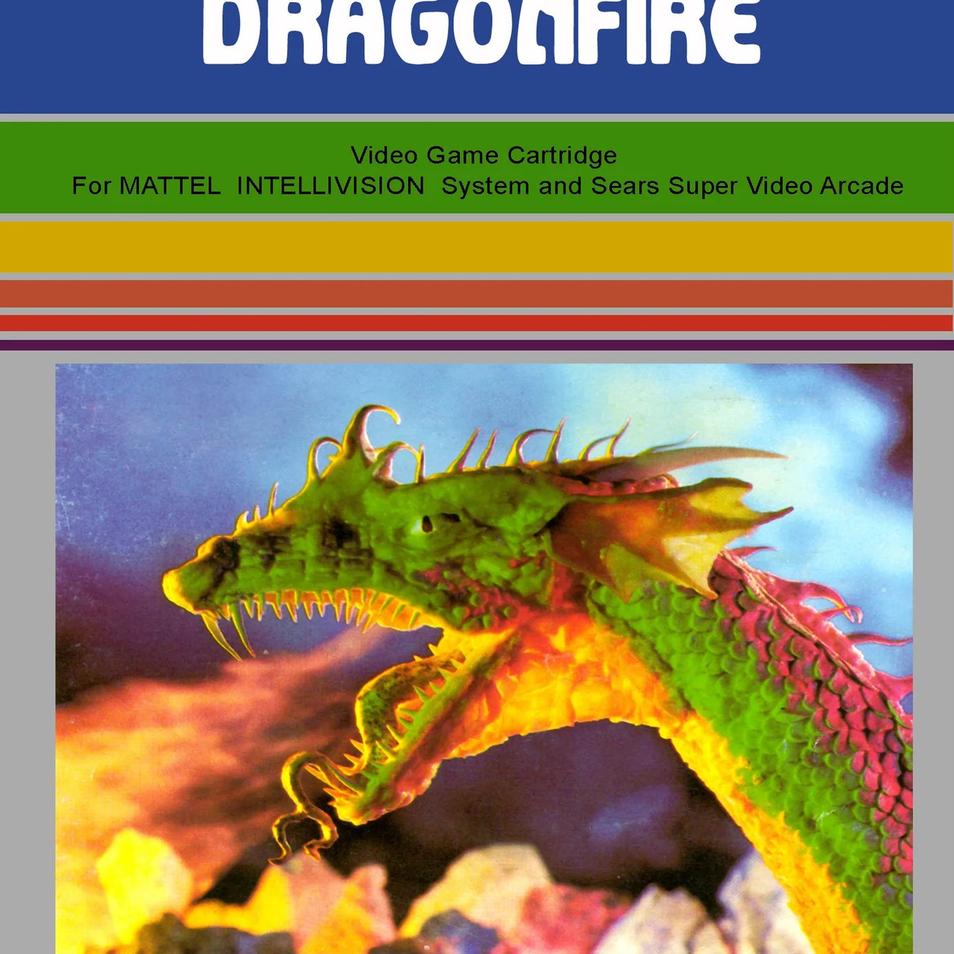 Intellivision Dragonfire Video Game