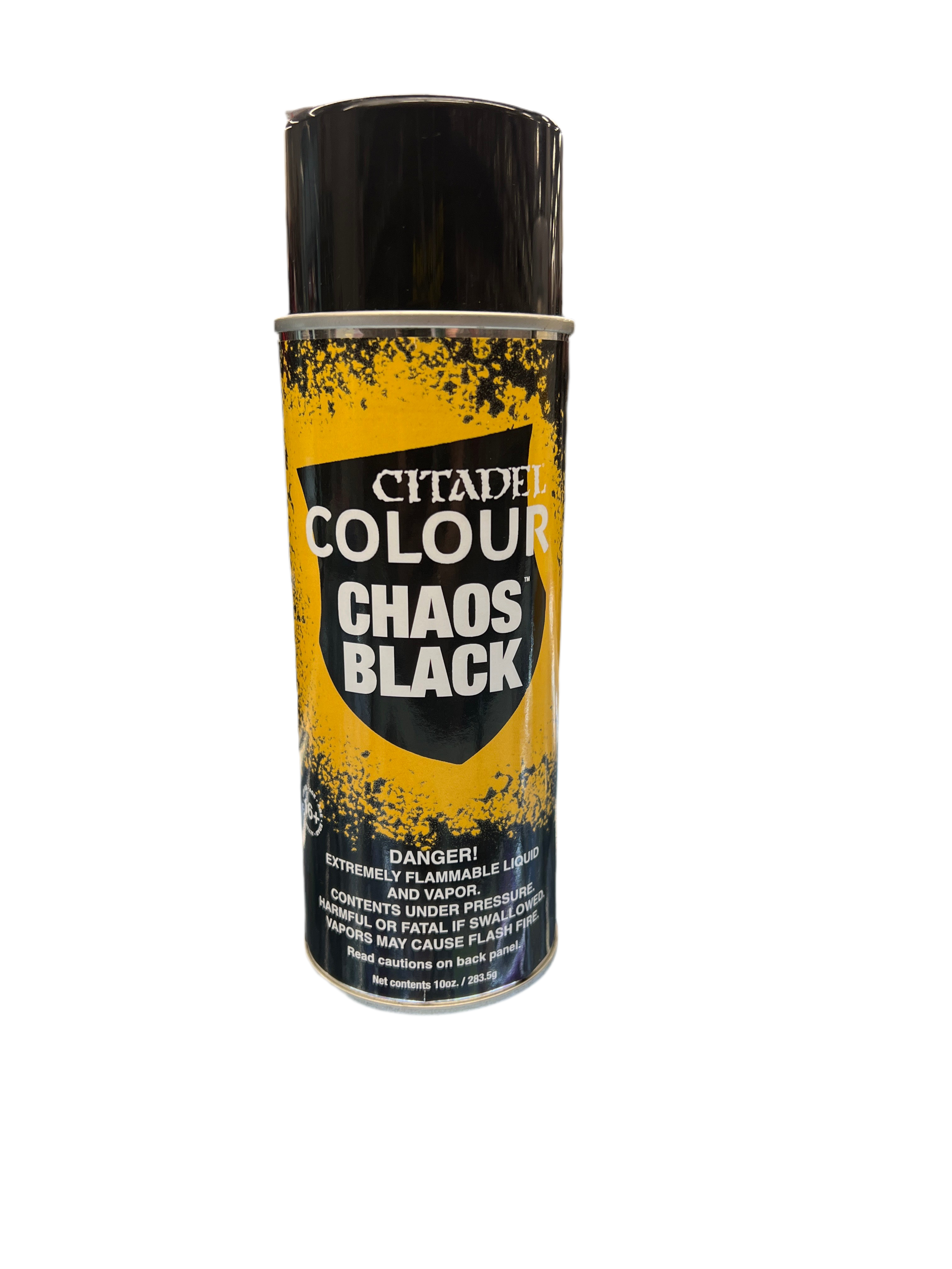 Games Workshop Citadel Colour Warhammer Chaos Black Spray Paint