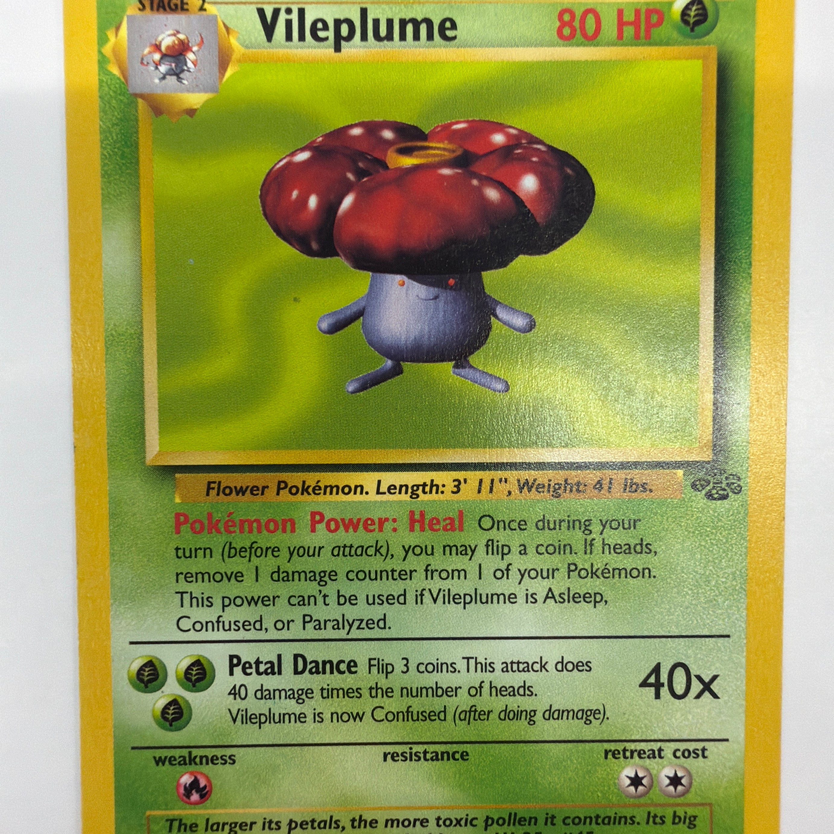 Pokémon TCG - Jungle Unlimited Vileplum 31/64 Non-Holo NM