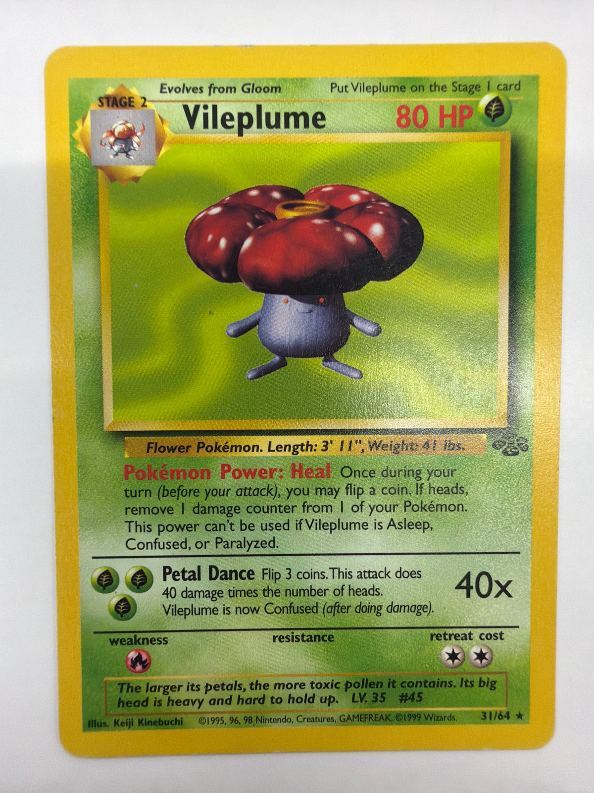 Pokémon TCG - Jungle Unlimited Vileplum 31/64 Non-Holo NM