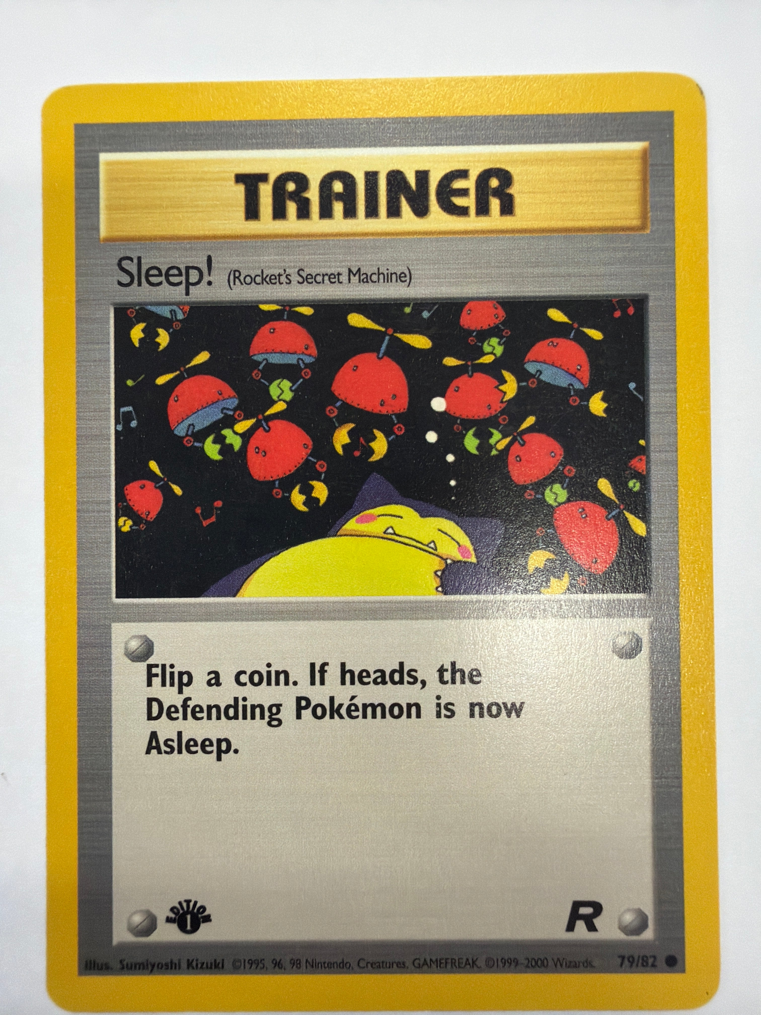 Pokémon TCG - Team Rocket 1st Edition Sleep 79/82 Non-Holo NM