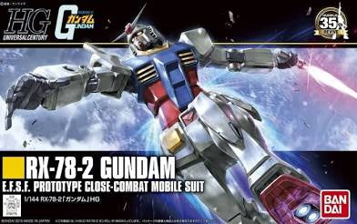 Bandai HG Universal Century RX-78-2 Gundam EFSF Prototype Close-Combat Mobile Suit