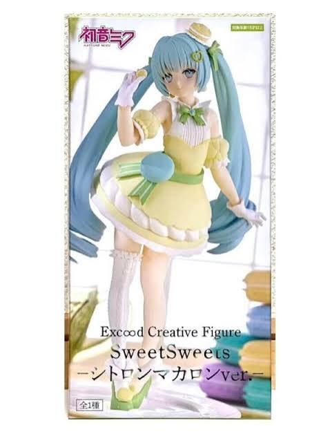 FuRyu Exceed Creative Figure SweetSweets Hatsune Miku Citrus Macaroon Ver Statue