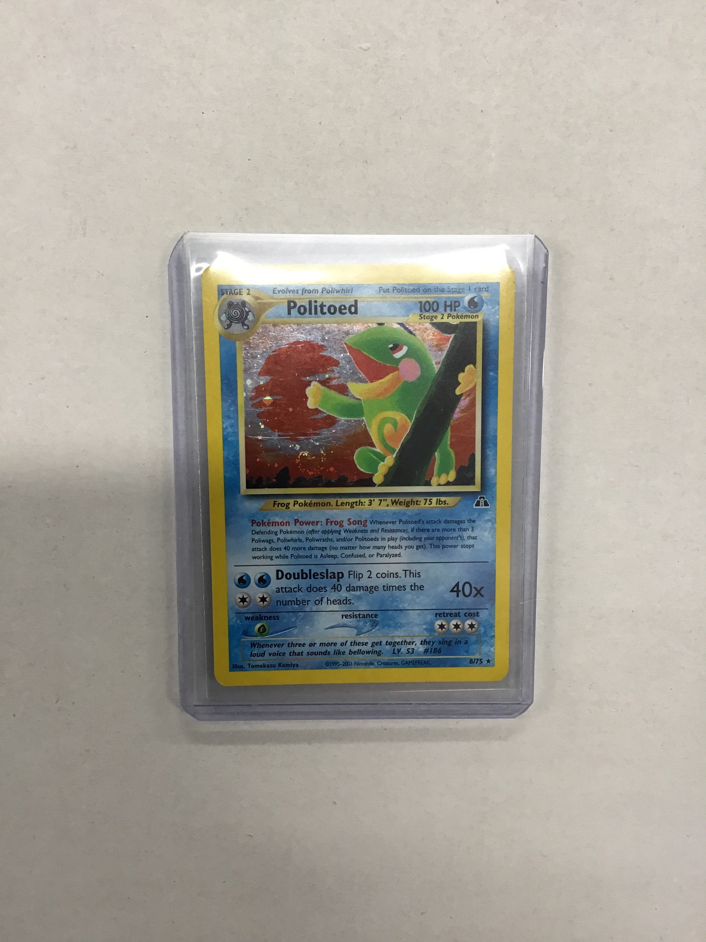 Pokémon TCG - Neo Discovery Unlimited Politoed 8/75 NM