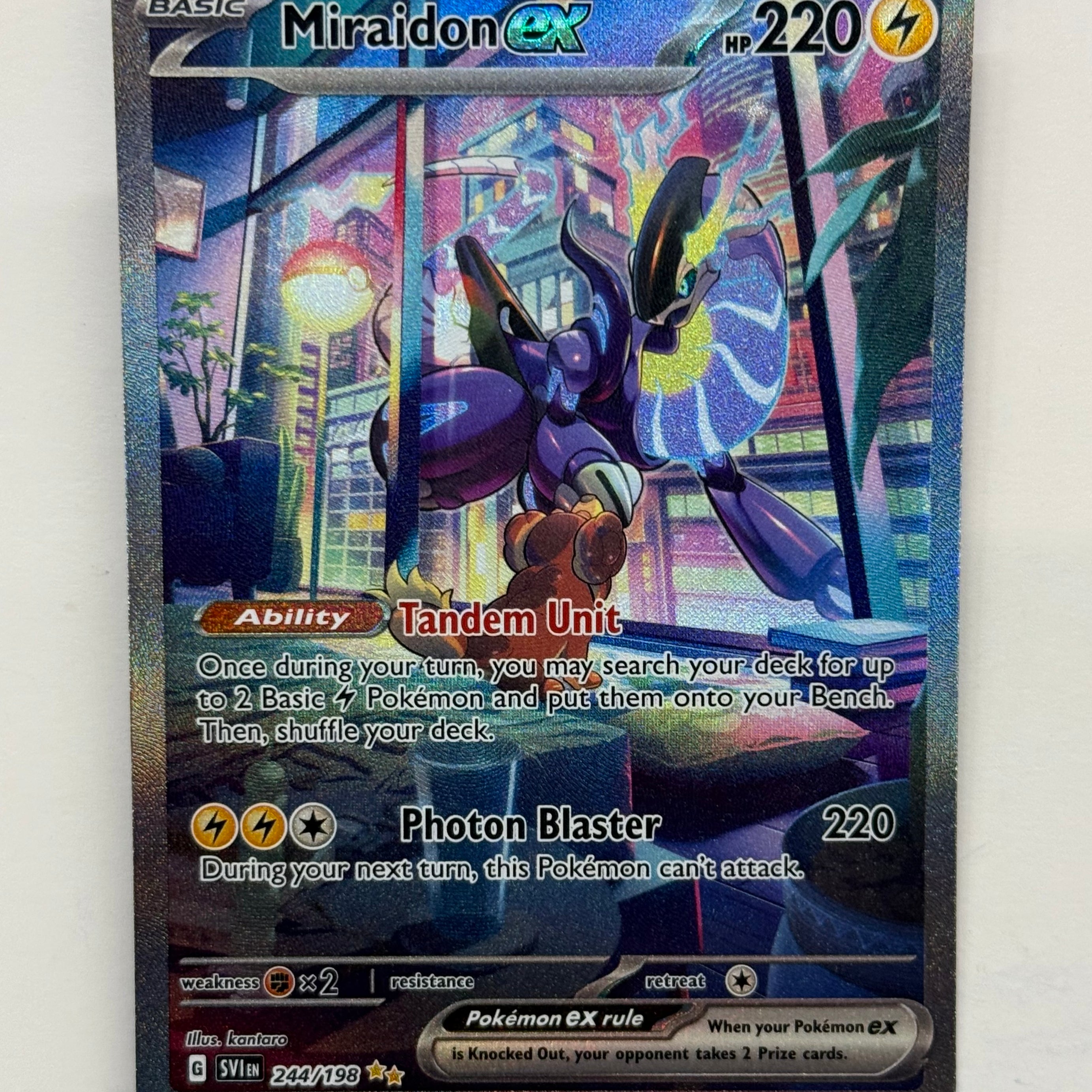 Pokémon TCG - Scarlet & Violet Miraidon EX 244/198 NM
