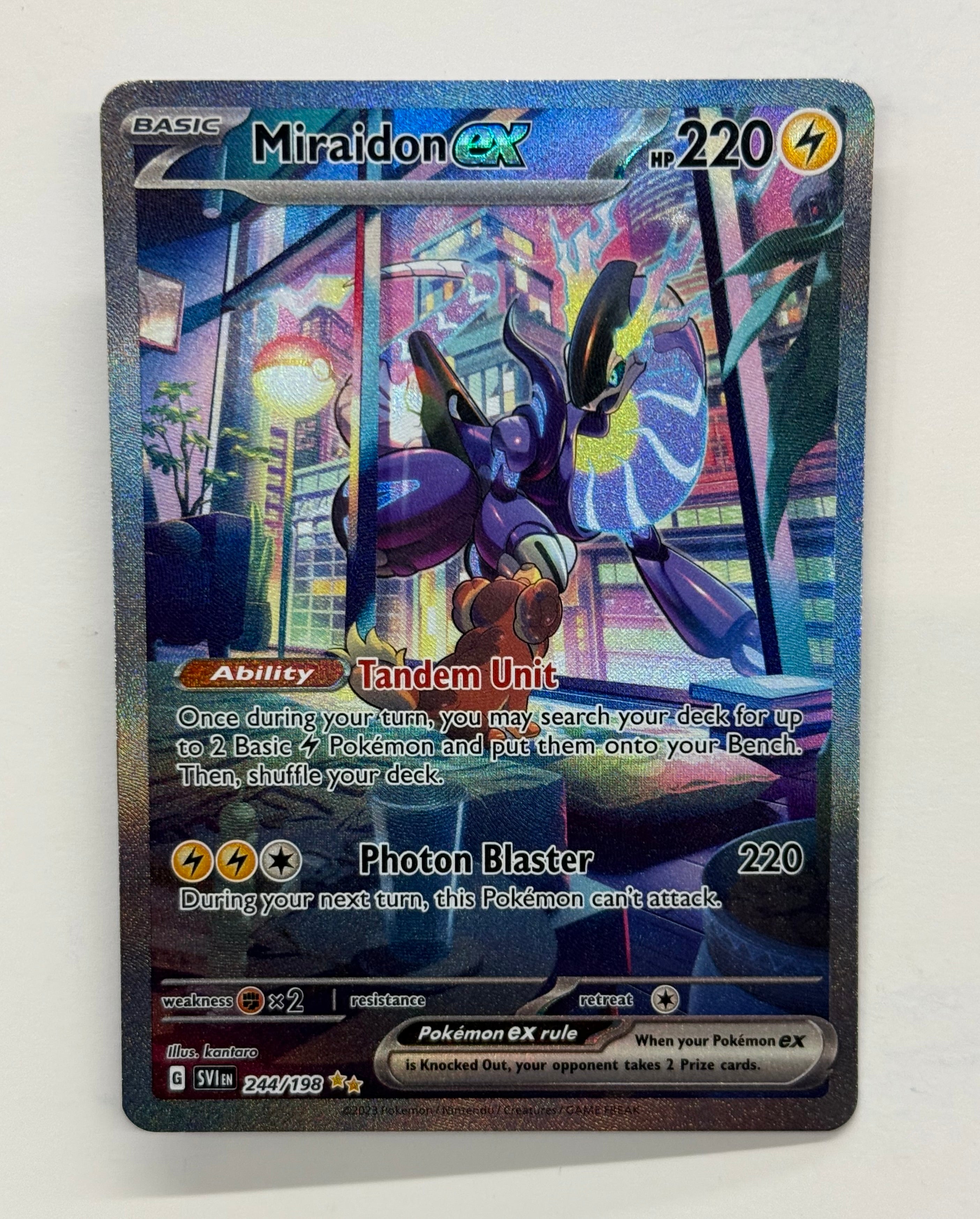 Pokémon TCG - Scarlet & Violet Miraidon EX 244/198 NM
