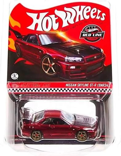 Hot Wheels Mattel Creations Red Line Club 2024 Selections Car Nissan Skyline GT-R (BNR34)
