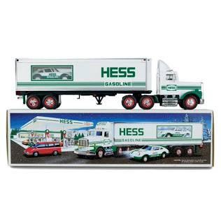 Hess Trucks 1992 18 Wheeler and Racer