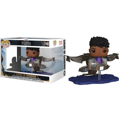 Funko Pop! Rides Marvel Studios Black Panther Wakanda Forever Shuri in Sunbird #110