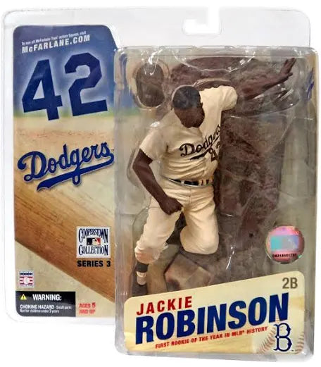 McFarlane Cooperstown Collection Series 3 Jackie Robinson Sepia Version Statue